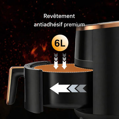 Airfryer 6L avec Fenêtre Visible – Cuisson saine, rapide et silencieuse