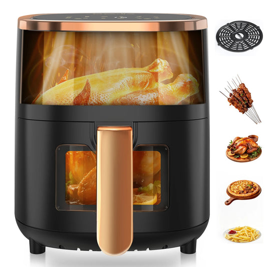 Airfryer 6L avec Fenêtre Visible – Cuisson saine, rapide et silencieuse